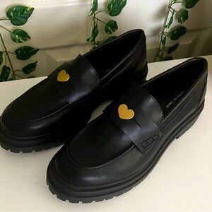 Loafer shoes black American eagle size 9